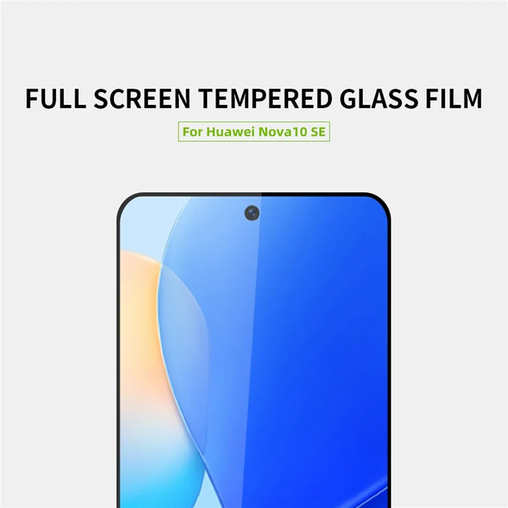 MOFI JK Tempered Glass Film Series-1 for Huawei nova 10 SE 4G Sensitive Touch Screen Protector Full Coverage Full Glue High Aluminum-silicon Glass Film - 4