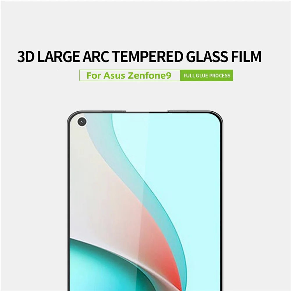 PINWUYO JK 3D Hot Bending Tempered Glass Film-2 for Asus Zenfone 9 5G Anti-fingerprint High Aluminum-silicon Glass Film Sensitive Touch Full Glue Anti-scratch Clear Screen Protector - 4