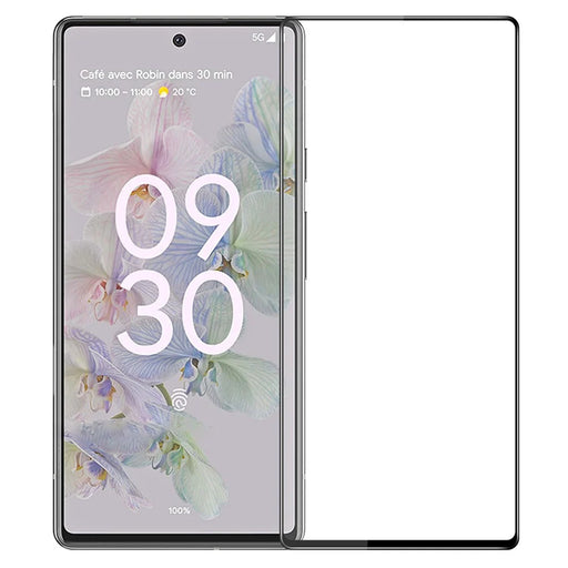 PINWUYO JK 3D Hot Bending Tempered Glass Film-2 for Google Pixel 7a Anti-fingerprint Clear High Aluminum-silicon Glass Film Full Glue Shatterproof Screen Protector - 1