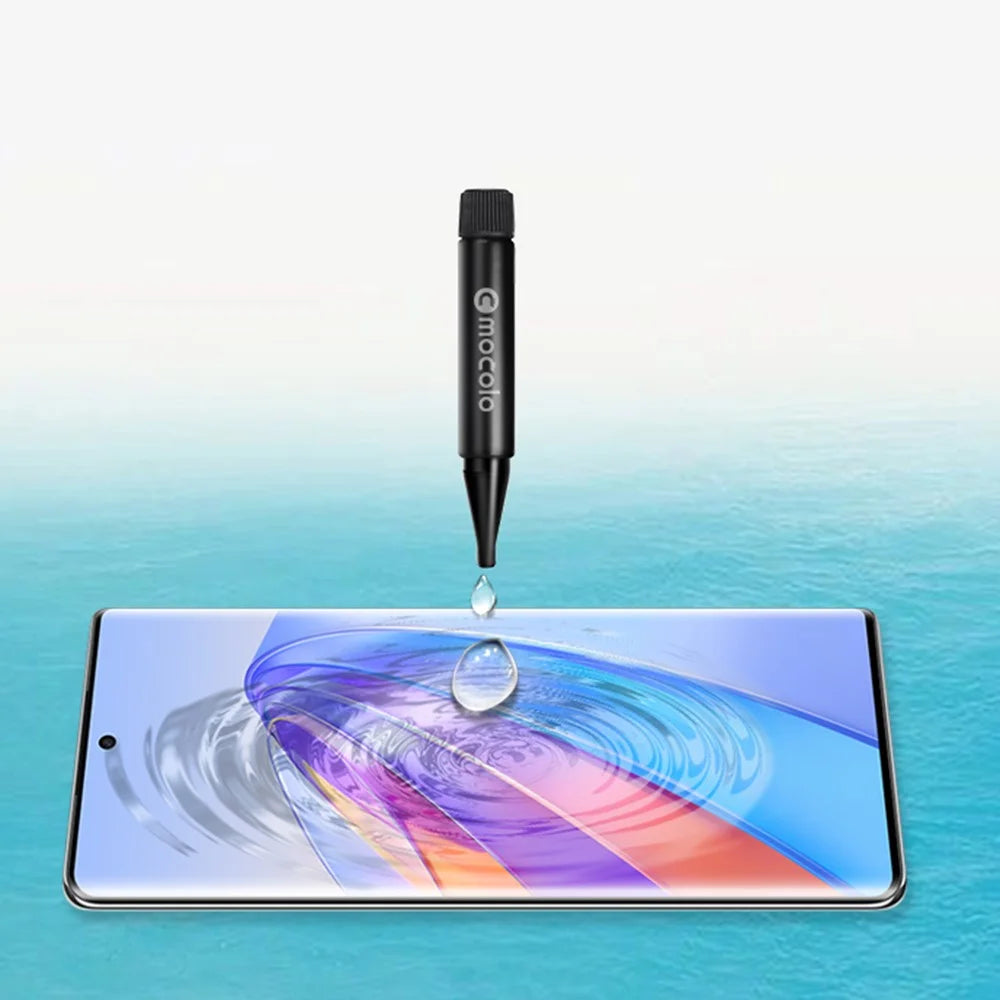 MOCOLO 3D Curved Tempered Glass Film for Honor X40 5G UV Liquid Full Screen Protector - 3