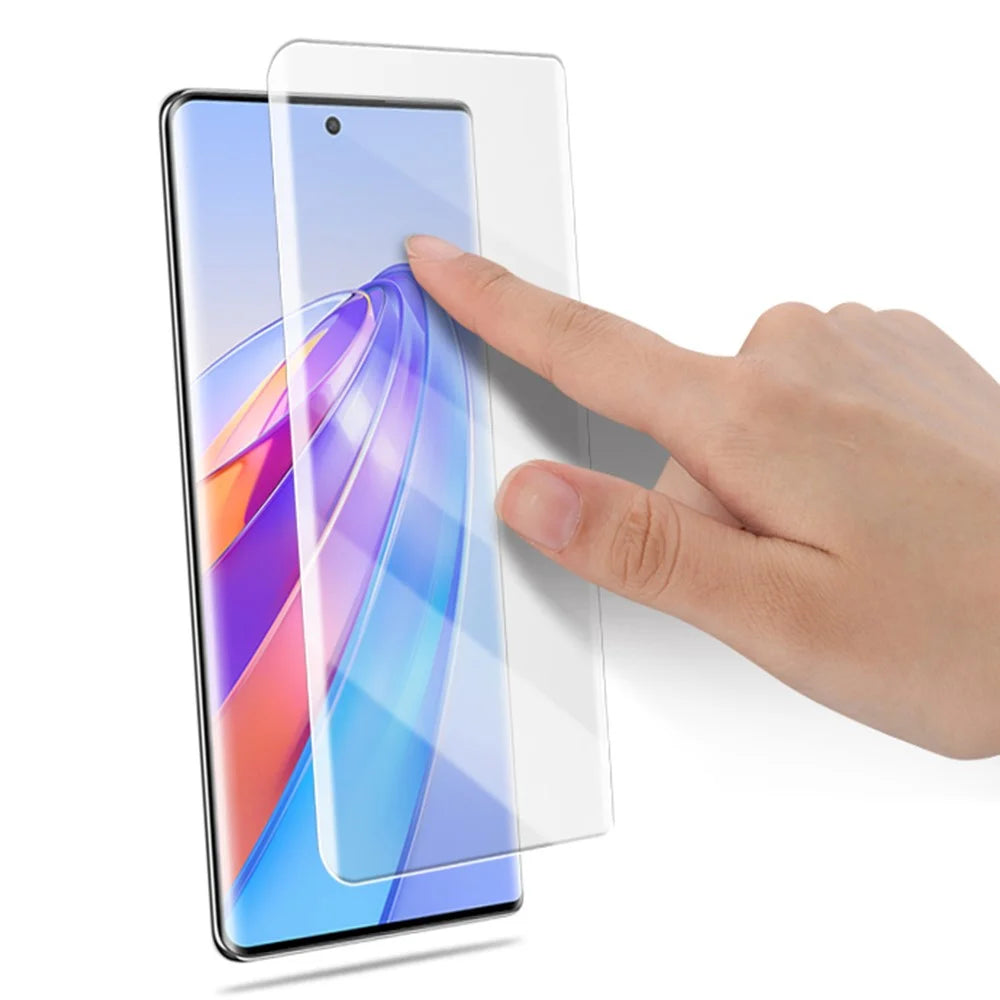 MOCOLO 3D Curved Tempered Glass Film for Honor X40 5G UV Liquid Full Screen Protector - 6