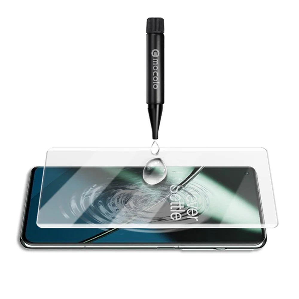 MOCOLO UV Liquid Tempered Glass Film for OnePlus 11 5G / 9 Pro / 10 Pro / Oppo Find X5 Pro / Reno8 T 5G 3D Curved Anti-explosion Full Screen Protector - 3