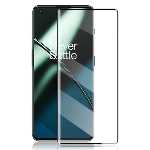 MOCOLO For OnePlus 11 5G / 9 Pro / 10 Pro / Oppo Find X3 Pro / Find X5 Pro Anti-explosion Screen Protector Full Glue 3D Curved Tempered Glass Film - Black - 1
