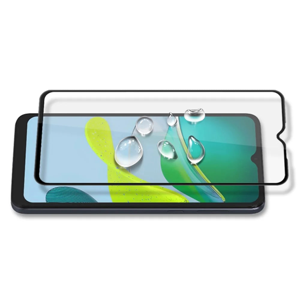 MOCOLO For Motorola Moto E13 4G (2023) Tempered Glass Full Screen Protector Secondary Hardening Silk Printing Anti-explosion Film - Black - 4