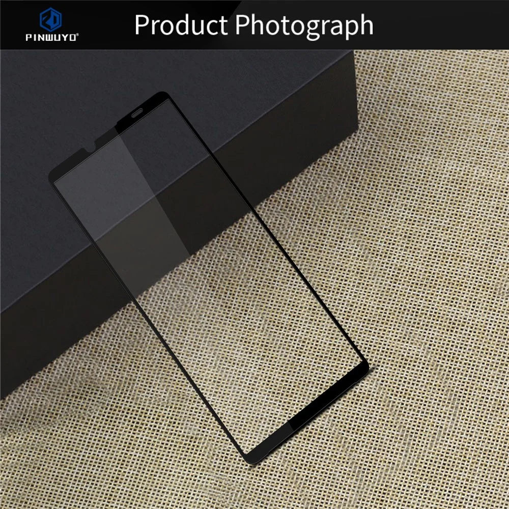 PINWUYO JK Tempered Glass Film Series-2 HD Clear Film for Sony Xperia 10 V Full Cover High Aluminum-silicon Glass Screen Protector - 3