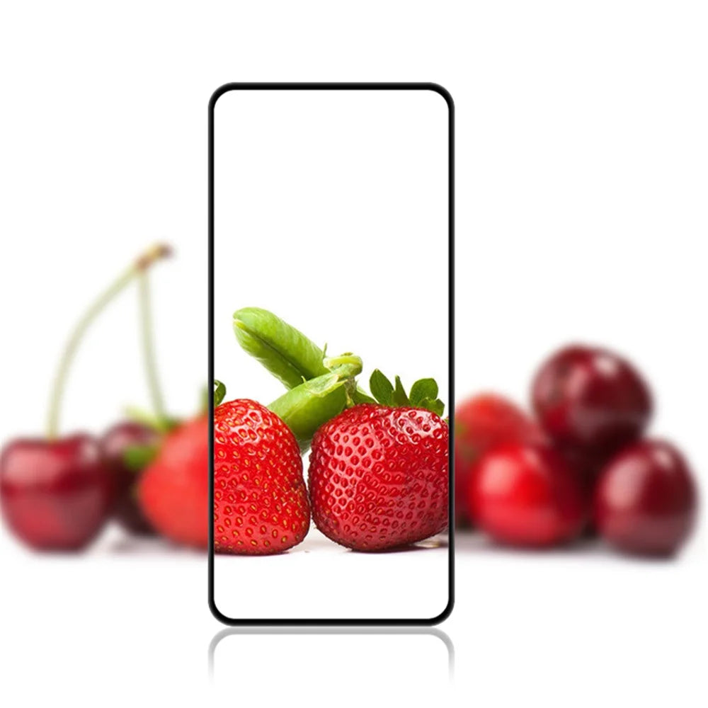 MOCOLO For Realme 10 Pro 5G Tempered Glass Screen Protector Silk Printing Secondary Hardening Shatterproof Film - Black - 6