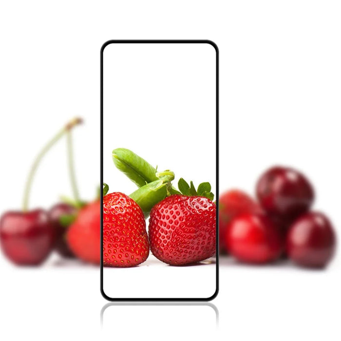 MOCOLO For Realme 10 Pro 5G Tempered Glass Screen Protector Silk Printing Secondary Hardening Shatterproof Film - Black - 6