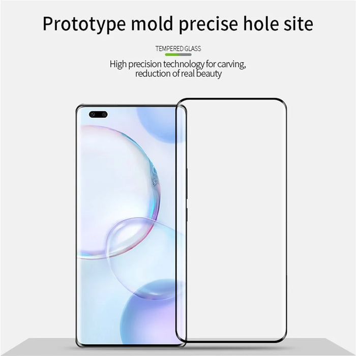 MOFI For Honor Magic5 Pro Full Glue Hot Bending Tempered Glass Screen Protector 3D Curved Full Screen Guard - 6