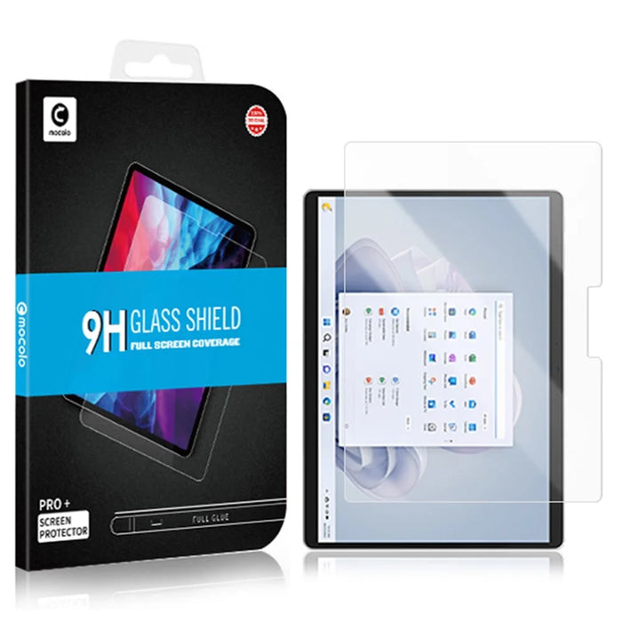 MOCOLO For Microsoft Surface Pro 9 Tempered Glass Tablet Screen Protector Anti-scratch HD Clear Arc Edge Screen Film - 6
