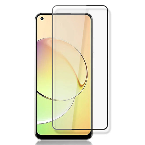 MOCOLO For Realme 10 4G Screen Film Secondary Hardening Silk Printing Tempered Glass Protector - Black - 1