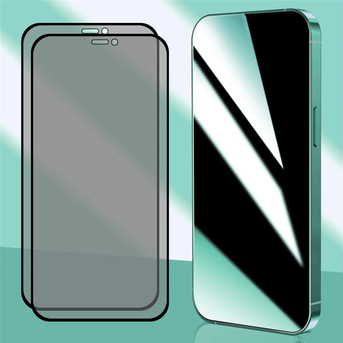ENKAY HAT PRINCE 2PCS for iPhone 12 / 12 Pro 8K HD Full Screen Protector Anti-spy 25 Degree AGC Glass Film - 1