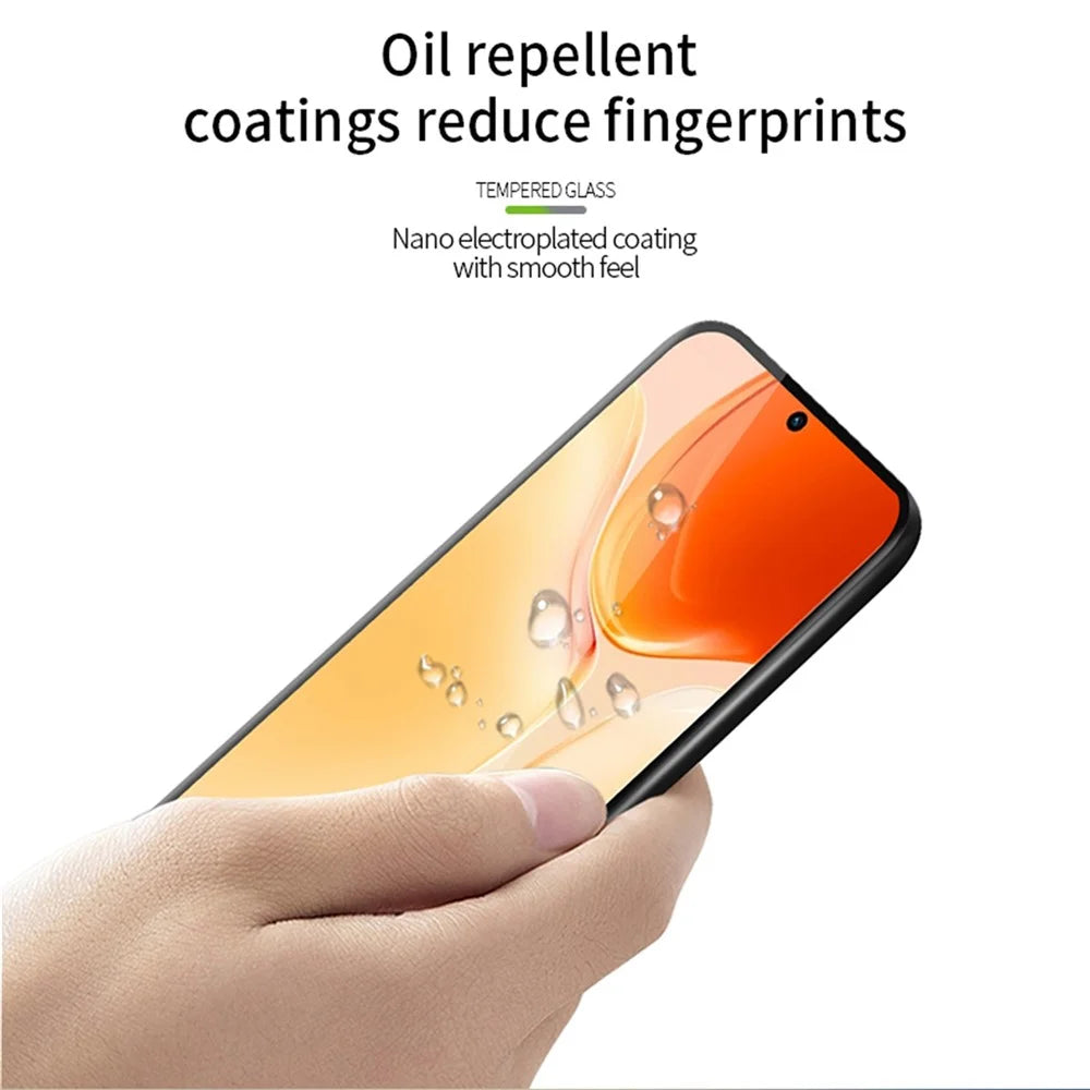 PINWUYO For OPPO Find X6 Curved Phone Screen Protector Full Glue 3D Hot Bending Tempered Glass Film - 7