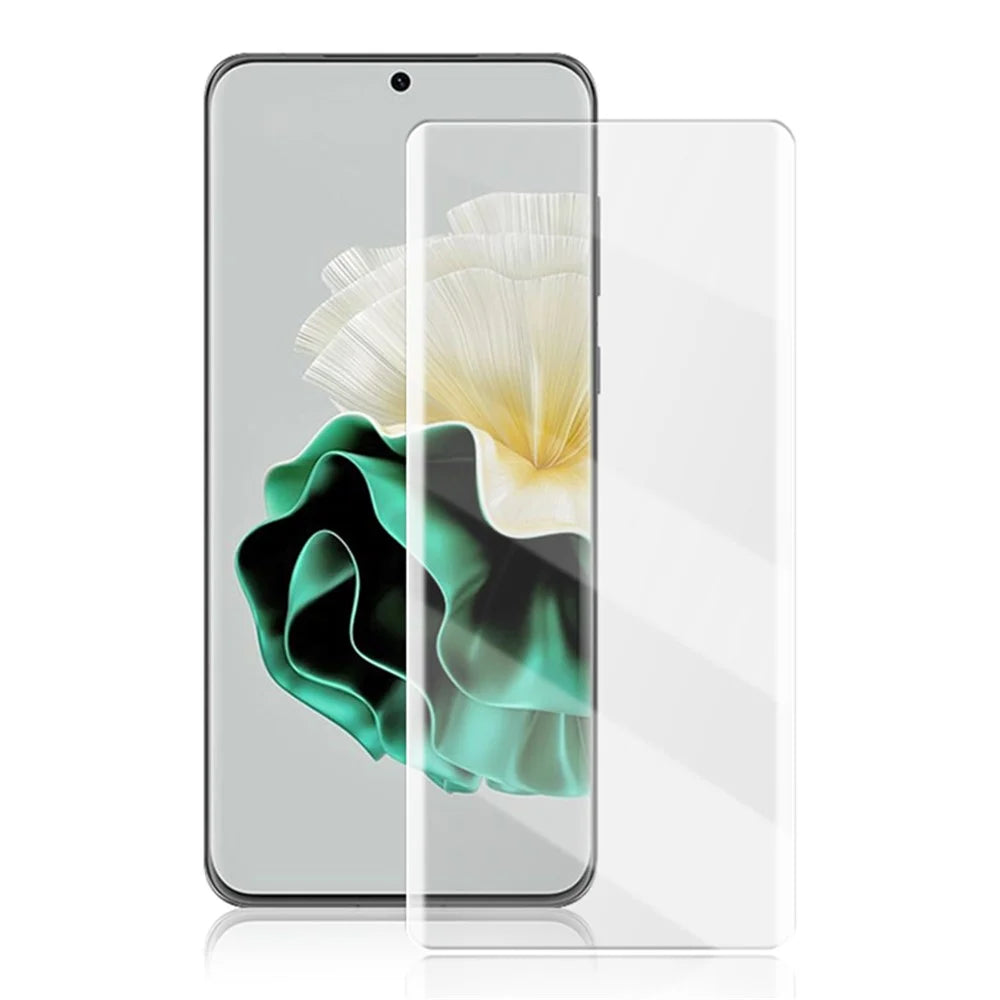 MOCOLO For Huawei P60 / P60 Pro UV Liquid Screen Protector 3D Curved Tempered Glass Clear Film - 1