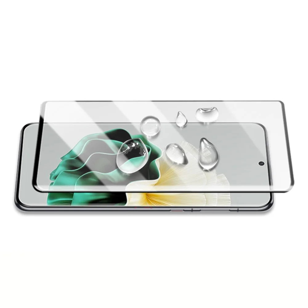 MOCOLO For Huawei P60 / P60 Pro Clear Screen Protector Full Glue 3D Curved Shatter Resistant Tempered Glass Film - Black - 4