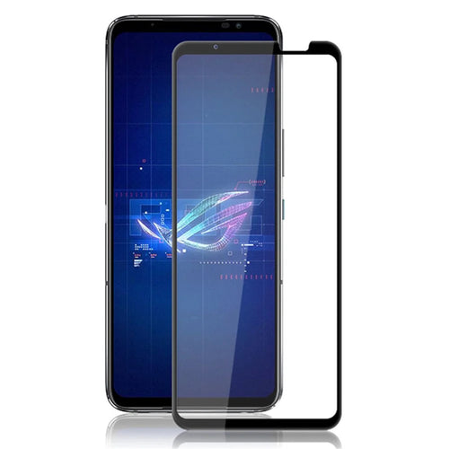 MOCOLO For Asus ROG Phone 6 5G Secondary Hardening Film Silk Printing Tempered Glass Full Screen Protector - Black - 1