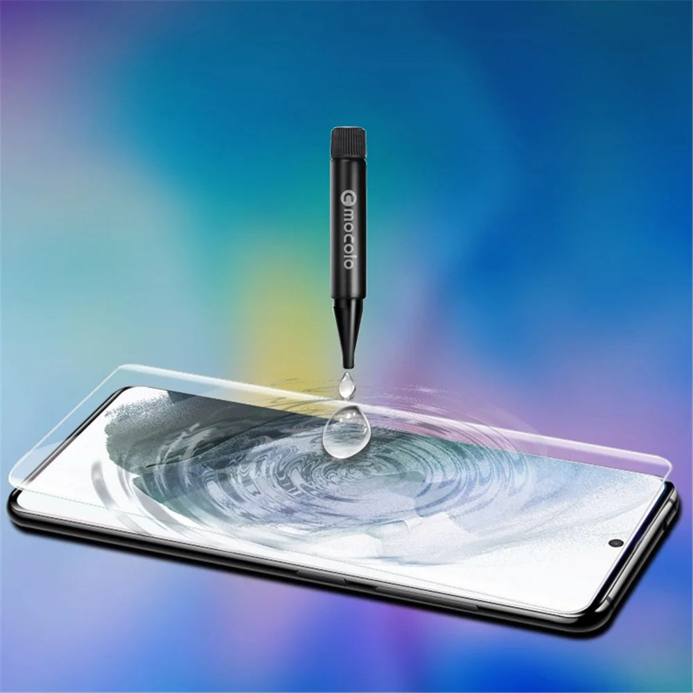 MOCOLO For Samsung Galaxy S23 / S22 5G Tempered Glass Phone Full Screen Protector 3D Curved UV Liquid HD Film - 4