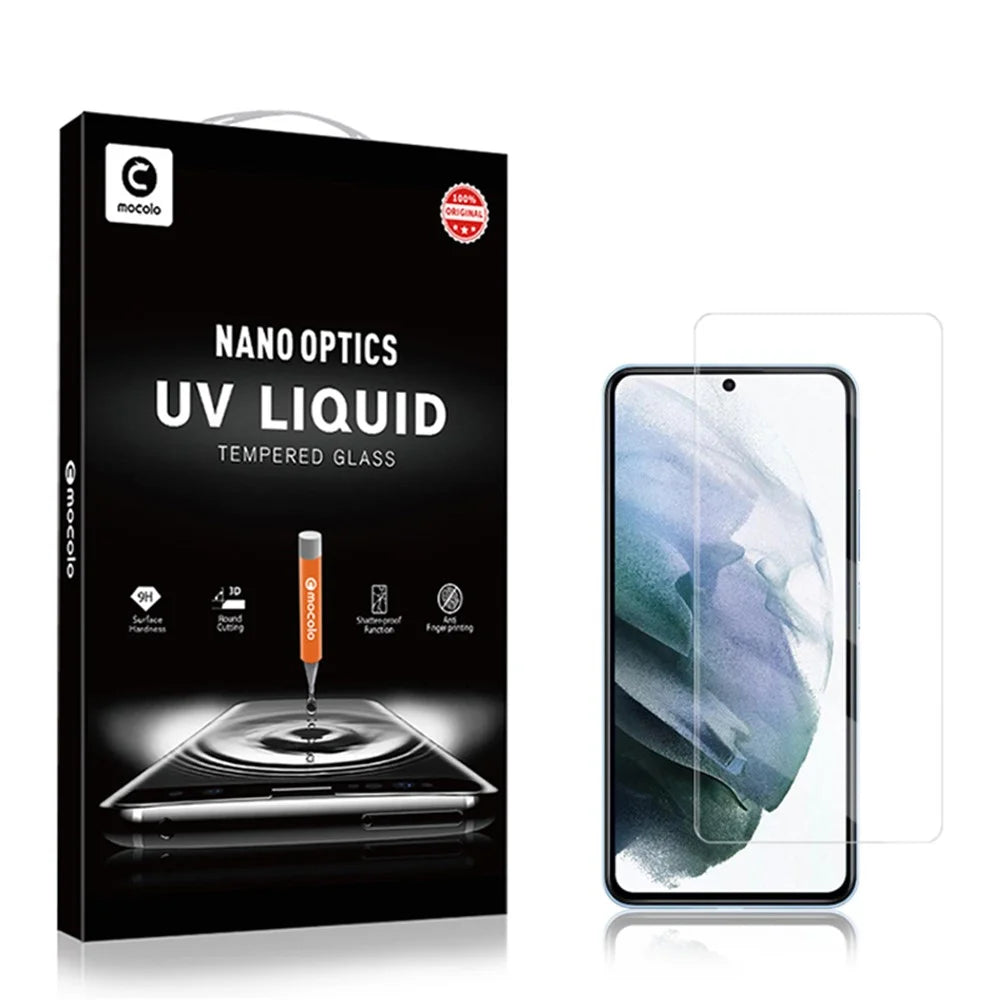MOCOLO For Samsung Galaxy S23 / S22 5G Tempered Glass Phone Full Screen Protector 3D Curved UV Liquid HD Film - 7