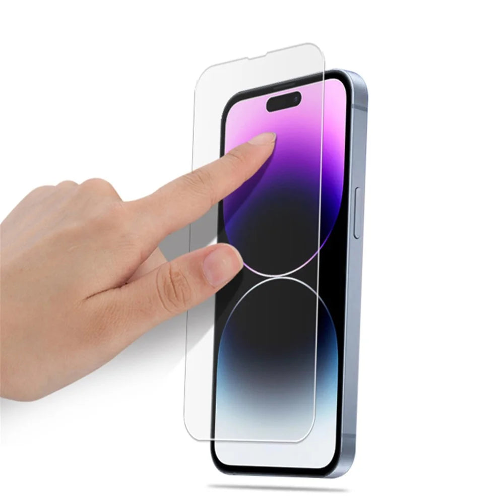 MOCOLO For iPhone 14 Pro Clear Screen Protector 9H Hardness Ultra Resistant Full Glue Tempered Glass Film - 3