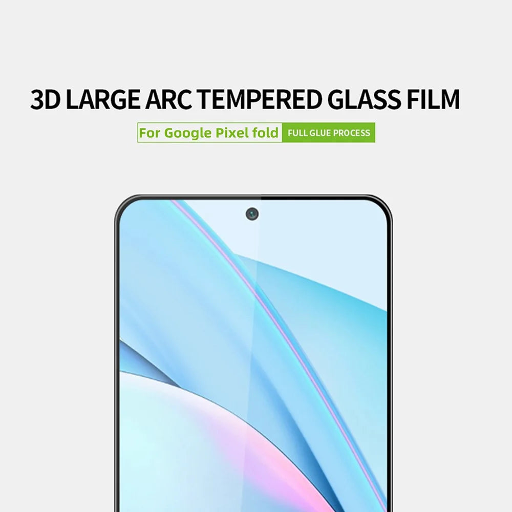 PINWUYO JK 3D Curved Tempered Glass Film-2 for Google Pixel Fold High Aluminum-silicon Glass Eexplosion-proof Screen Protector - 5