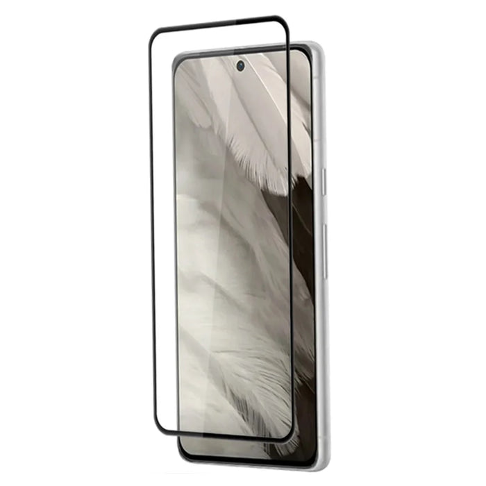 MOCOLO For Google Pixel 8 Tempered Glass Film Silk Printing Complete Covering Screen Protector - Black - 3