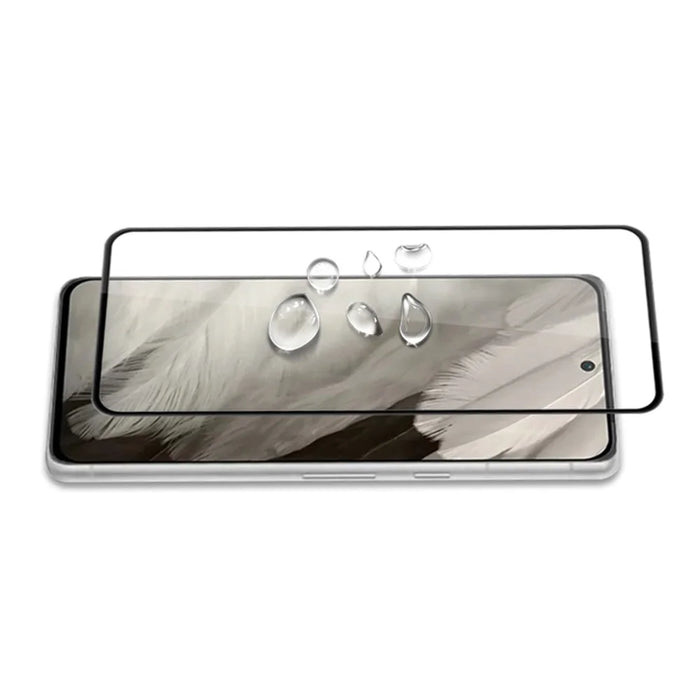 MOCOLO For Google Pixel 8 Tempered Glass Film Silk Printing Complete Covering Screen Protector - Black - 5