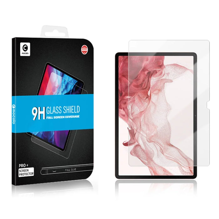MOCOLO For Samsung Galaxy Tab S9+ / S8+ / S7 FE Screen Protector Full Cover Tempered Glass HD Clear Film - 5