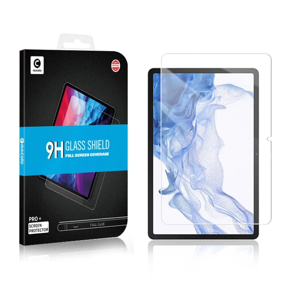 MOCOLO For Samsung Galaxy Tab S9 / S8 / S7 Clear Screen Protector Tempered Glass Full Screen Film Guard - 5