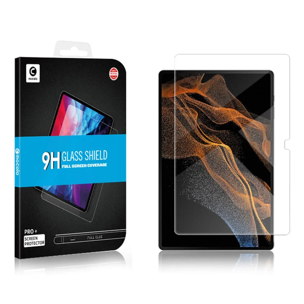 MOCOLO For Samsung Galaxy Tab S10 Ultra / S9 Ultra / S8 Ultra Screen Protector Full Cover Anti-Scratch Tempered Glass HD Film - 5