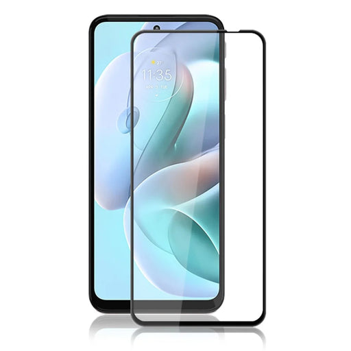 MOCOLO For Motorola Moto G31 4G Tempered Glass Full Screen Protector Secondary Hardening Silk Printing HD Film - Black - 1