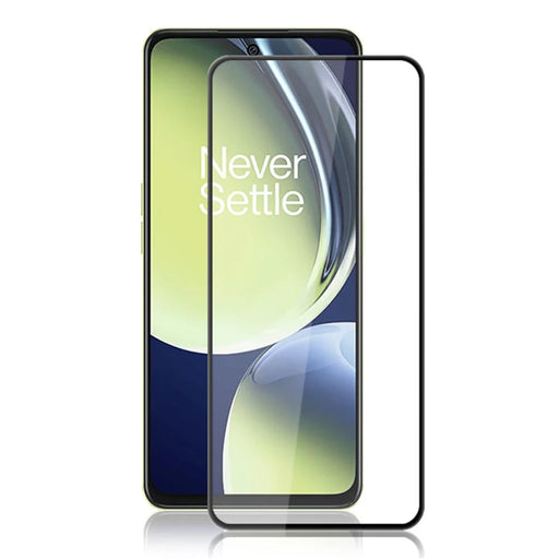 MOCOLO For OnePlus Nord CE 3 Lite 5G / Nord N30 5G Full Screen Protector Silk Printing HD Tempered Glass Film - Black - 1