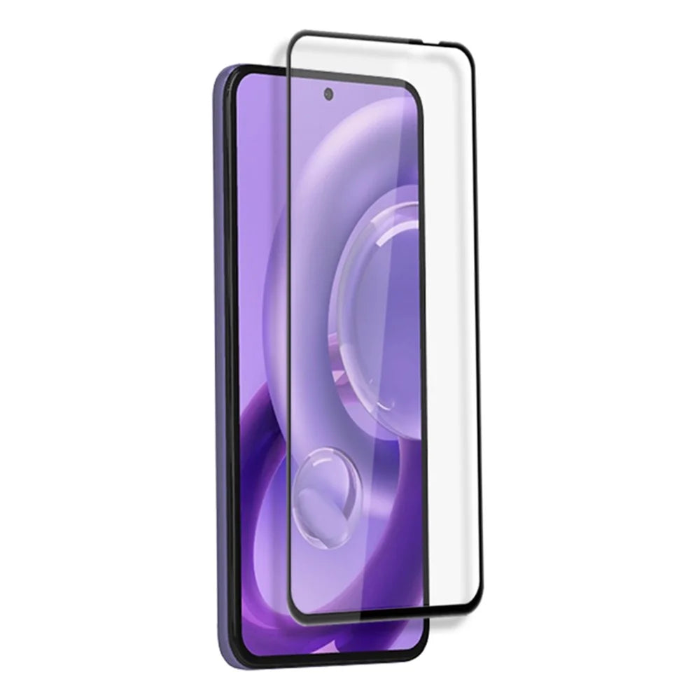 MOCOLO For Motorola Edge 30 Neo 5G Tempered Glass Full Screen Protector Silk Printing Secondary Hardening Film - Black - 3