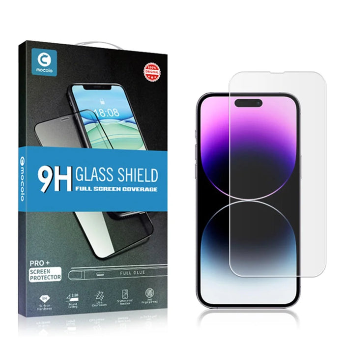MOCOLO For iPhone 15 Pro Tempered Glass Phone Screen Protector Anti-Explosion Fingerprint-Free Film - 6