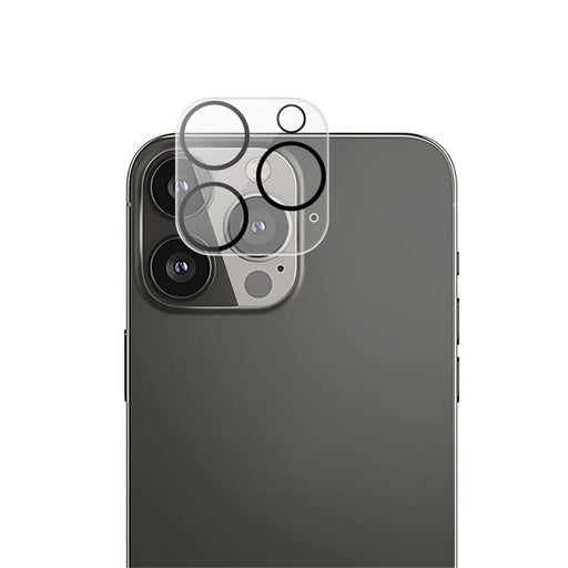MOCOLO For iPhone 15 Pro Max Camera Lens Protector Tempered Glass Silk Printing Lens Film with Night Circle - 1