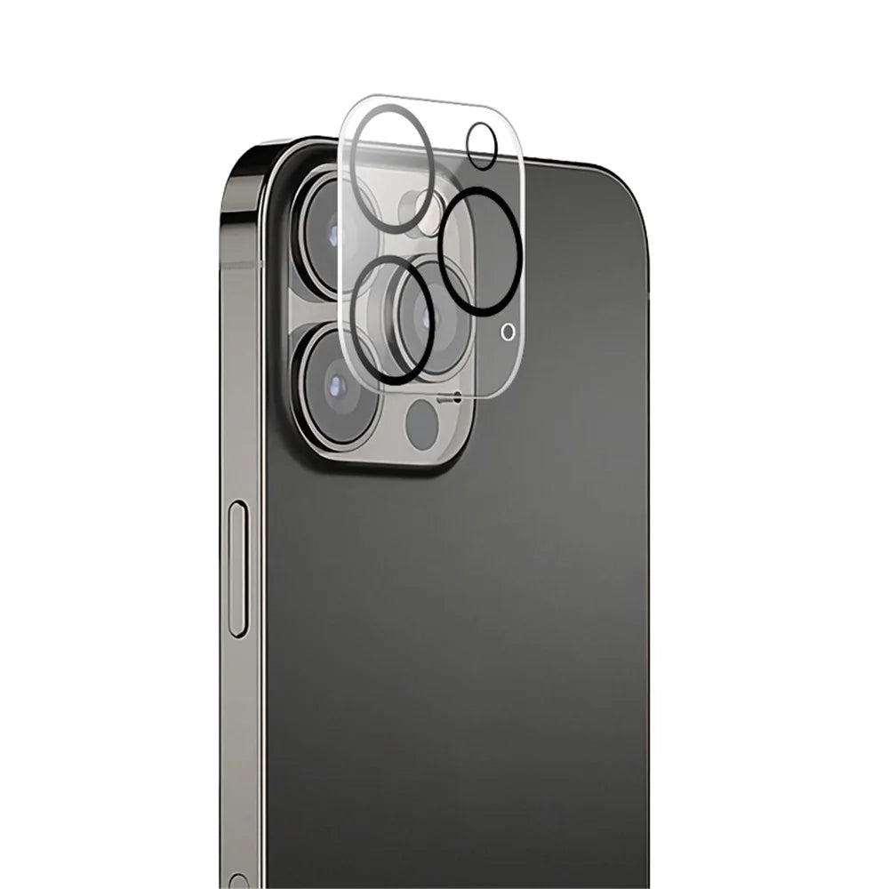 MOCOLO For iPhone 15 Pro / 15 Pro Max Tempered Glass Camera Lens Protector Silk Printing Phone Lens Film with Night Circle - 2