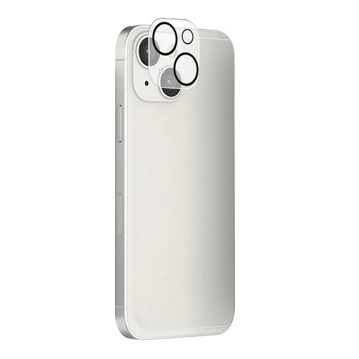 MOCOLO Camera Lens Protector for iPhone 15 / 15 Plus Silk Printing HD Tempered Glass Lens Film with Night Circle - 2