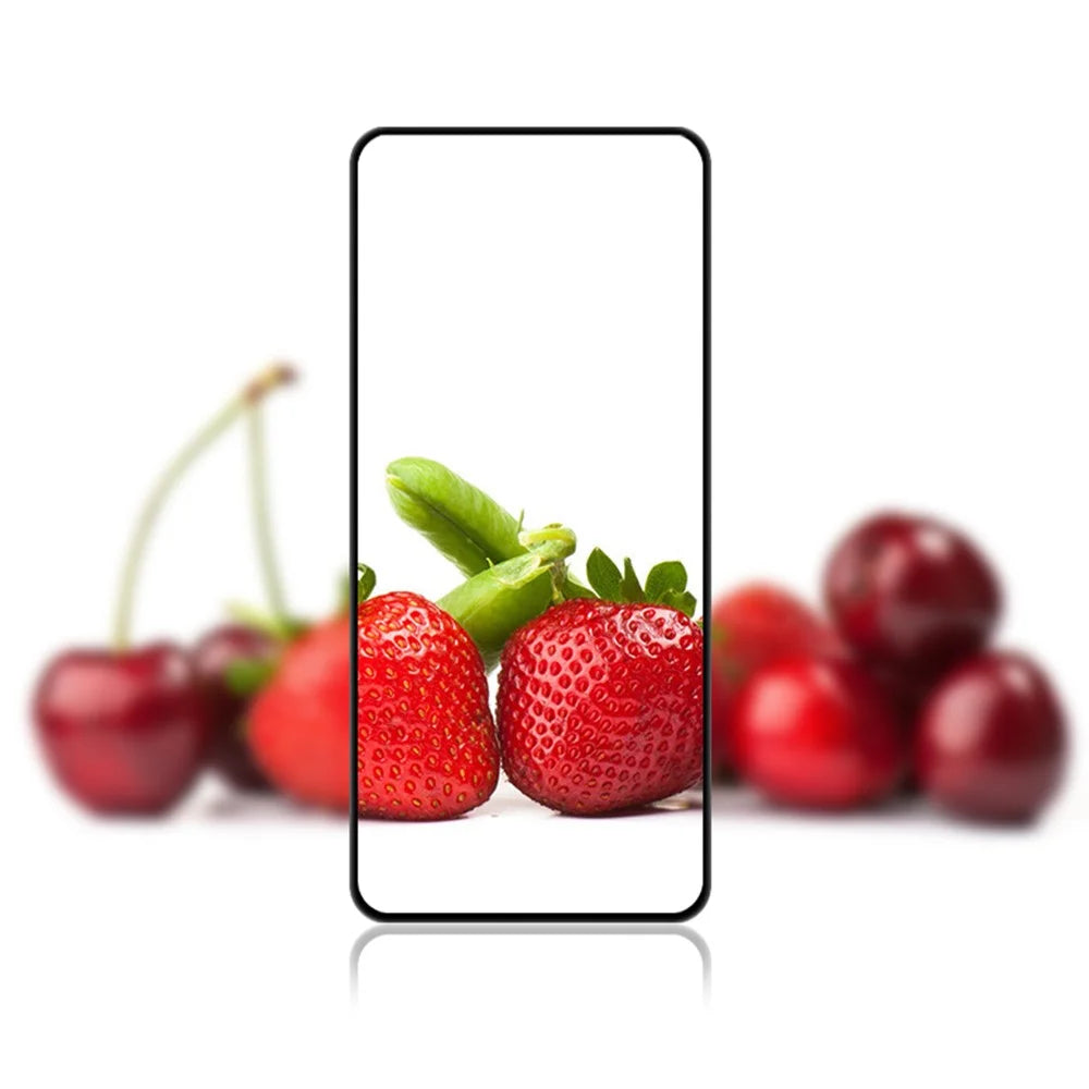 MOCOLO Full Screen Protector for vivo iQOO Z7 5G , Tempered Glass Silk Printing Secondary Hardening Film - Black - 6