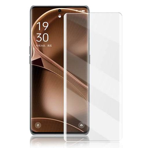 MOCOLO For Oppo Find X6 Pro Phone Full Screen Protector 3D Curved UV Liquid Tempered Glass Film - 1