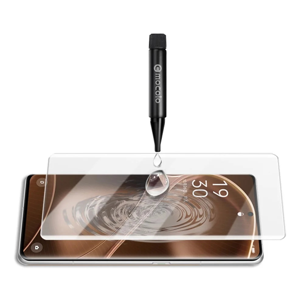 MOCOLO For Oppo Find X6 Pro Phone Full Screen Protector 3D Curved UV Liquid Tempered Glass Film - 5