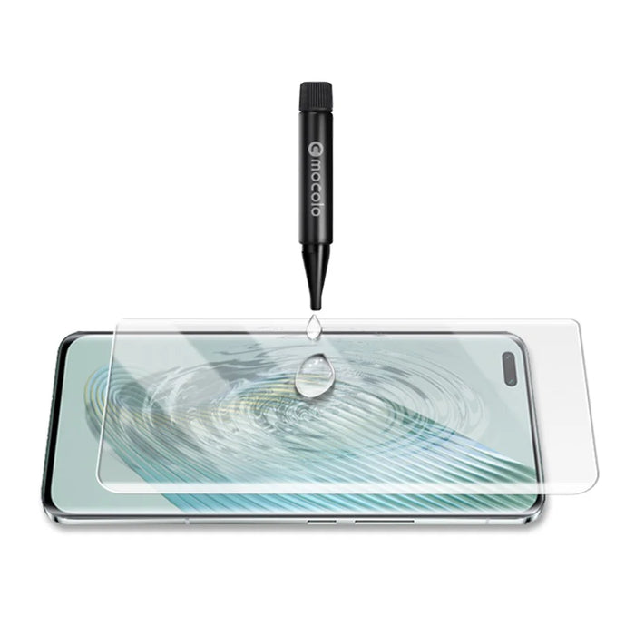 MOCOLO for Honor Magic5 Pro Phone Full Screen Protector 3D Curved UV Liquid Tempered Glass HD Clear Film - 5