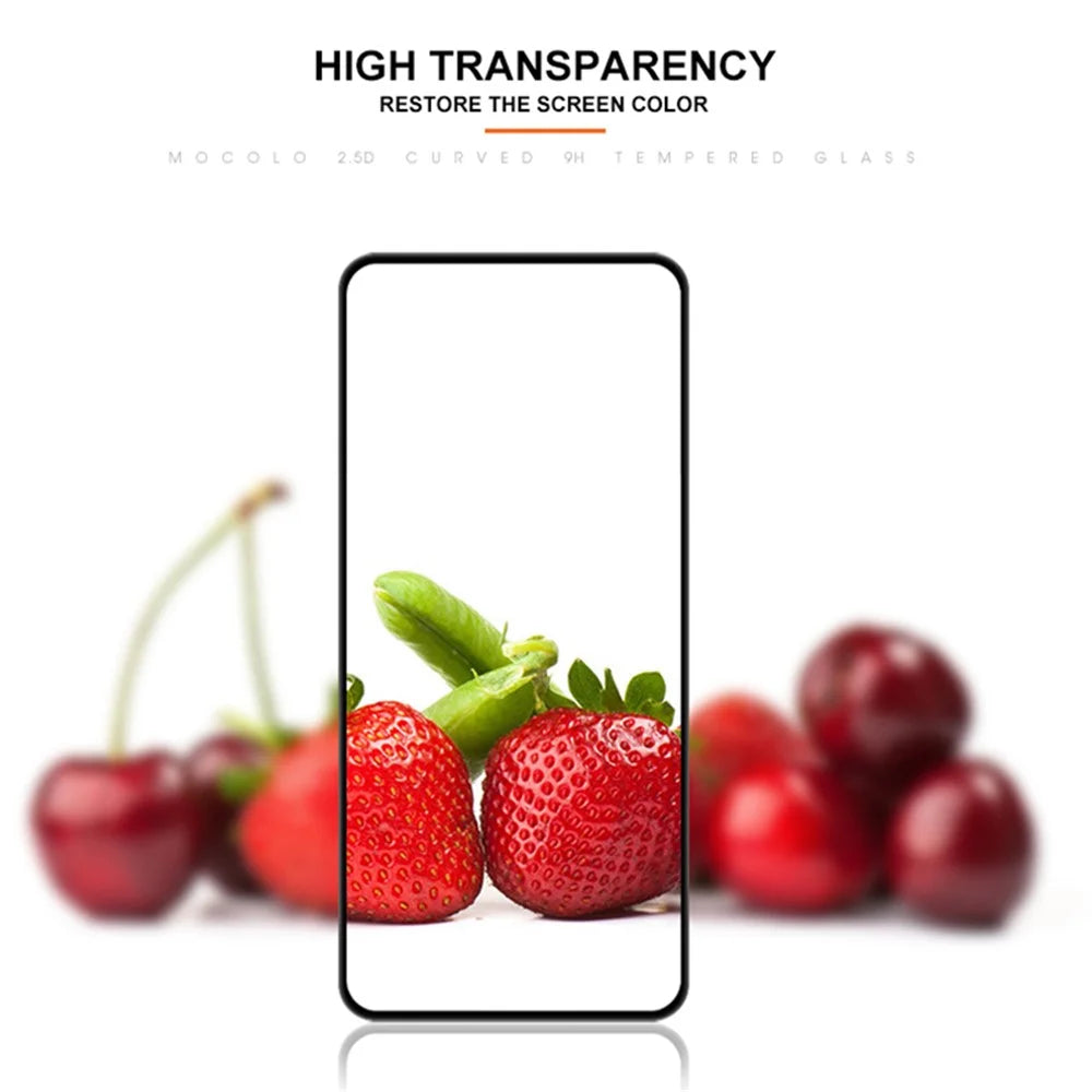 MOCOLO For OnePlus Nord CE3 5G Screen Protector Tempered Glass Silk Printing Secondary Hardening Full Screen Film - Black - 5