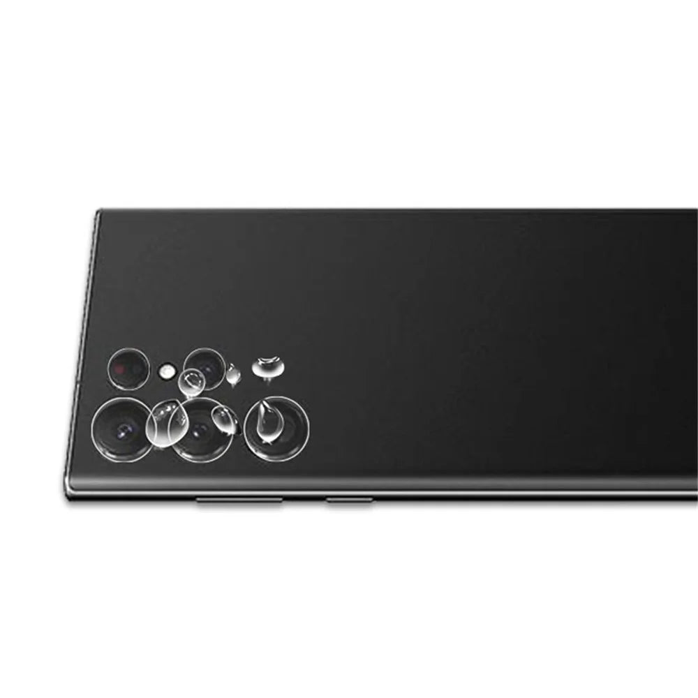 MOCOLO 1 Set Lens Film for Samsung Galaxy S23 Ultra , 9H Tempered Glass HD Back Camera Lens Protector - Transparent - 3