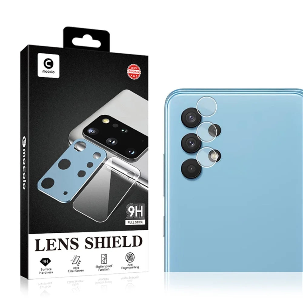 MOCOLO 1 Set Lens Film for Samsung Galaxy A32 5G , 9H Tempered Glass HD Back Camera Lens Protector - Transparent - 5
