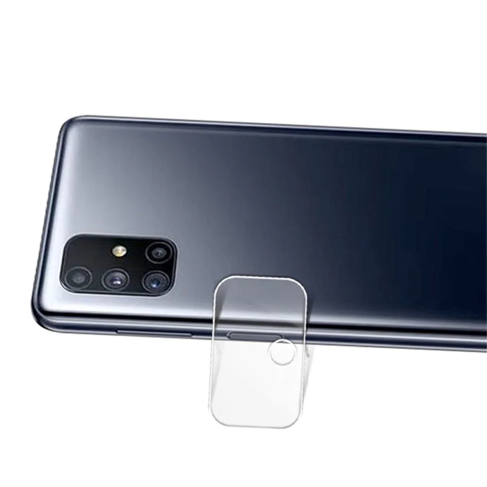 MOCOLO For Samsung Galaxy M51 Anti-Fingerprint Lens Film Tempered Glass Back Camera Lens Protector - Transparent - 4