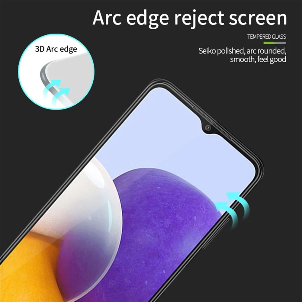 PINWUYO JK 3D Curved Tempered Glass Film-2 for Samsung Galaxy A25 5G (Global) (161.0 x 76.5 x 8.3mm) Full Glue Screen Protector - 6