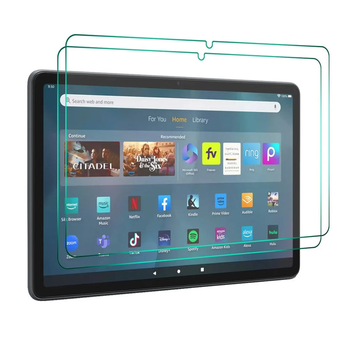 ENKAY HAT PRINCE 2Pcs for Amazon Fire Max 11 9H 2.5D 0.33mm Tablet Screen Protector Tempered Glass Film - 1