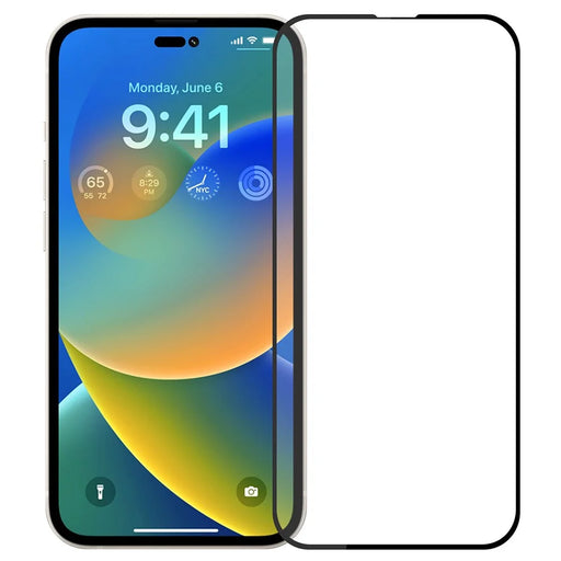PINWUYO For iPhone 15 JK Tempered Glass Film Series-2 Full Screen Protector Full Glue High Aluminum-silicon Glass Film - 1