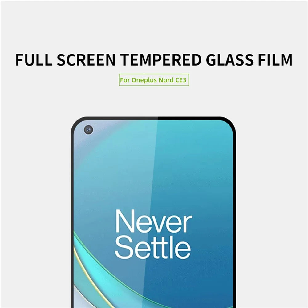 MOFI JK Tempered Glass Film Series-1 for OnePlus Nord CE3 5G Full Screen Protector High Aluminum-silicon Glass Full Glue Film - 3