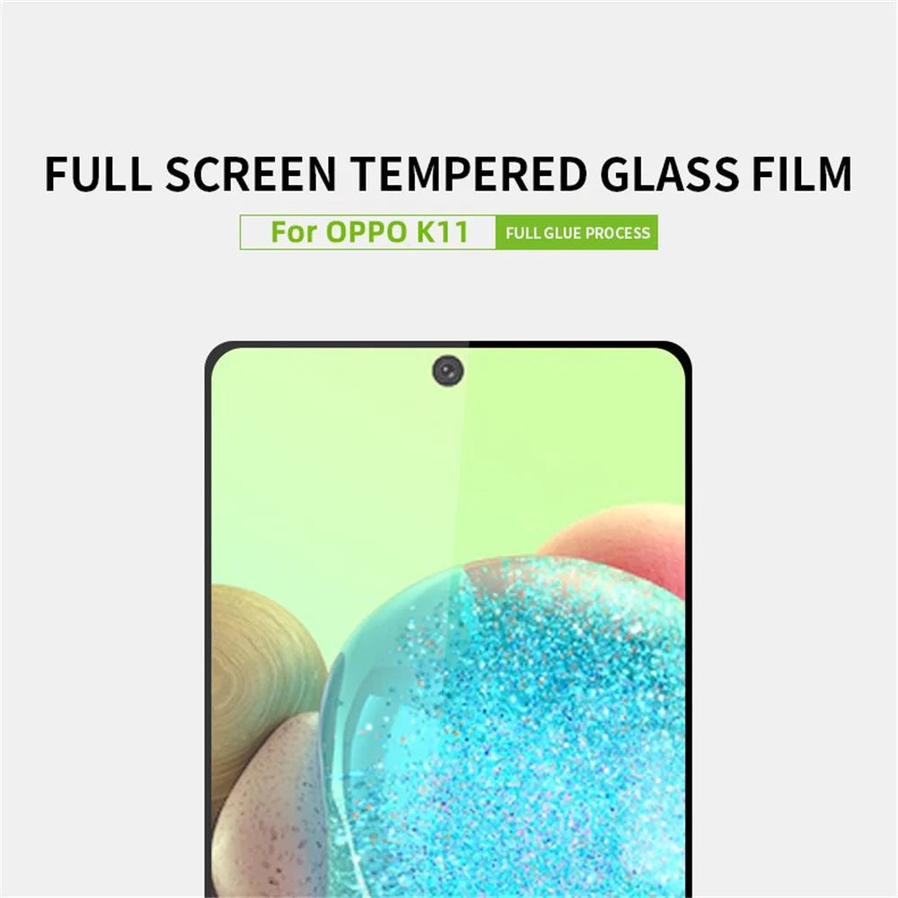 PINWUYO For Oppo K11 5G JK Tempered Glass Film Series-2 High Aluminum-silicon Glass HD Clear Full Screen Protector - 3