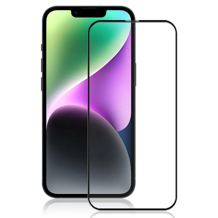 MOCOLO For iPhone 15 Plus Black Edge Full Glue Film 3D Curved Tempered Glass Full Screen Protector - 1
