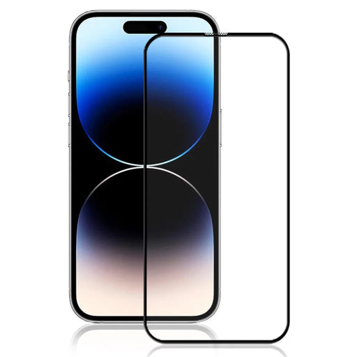 MOCOLO For iPhone 15 Pro Max Black Edge Full Glue Complete Cover Film 3D Curved Tempered Glass Screen Protector - 1